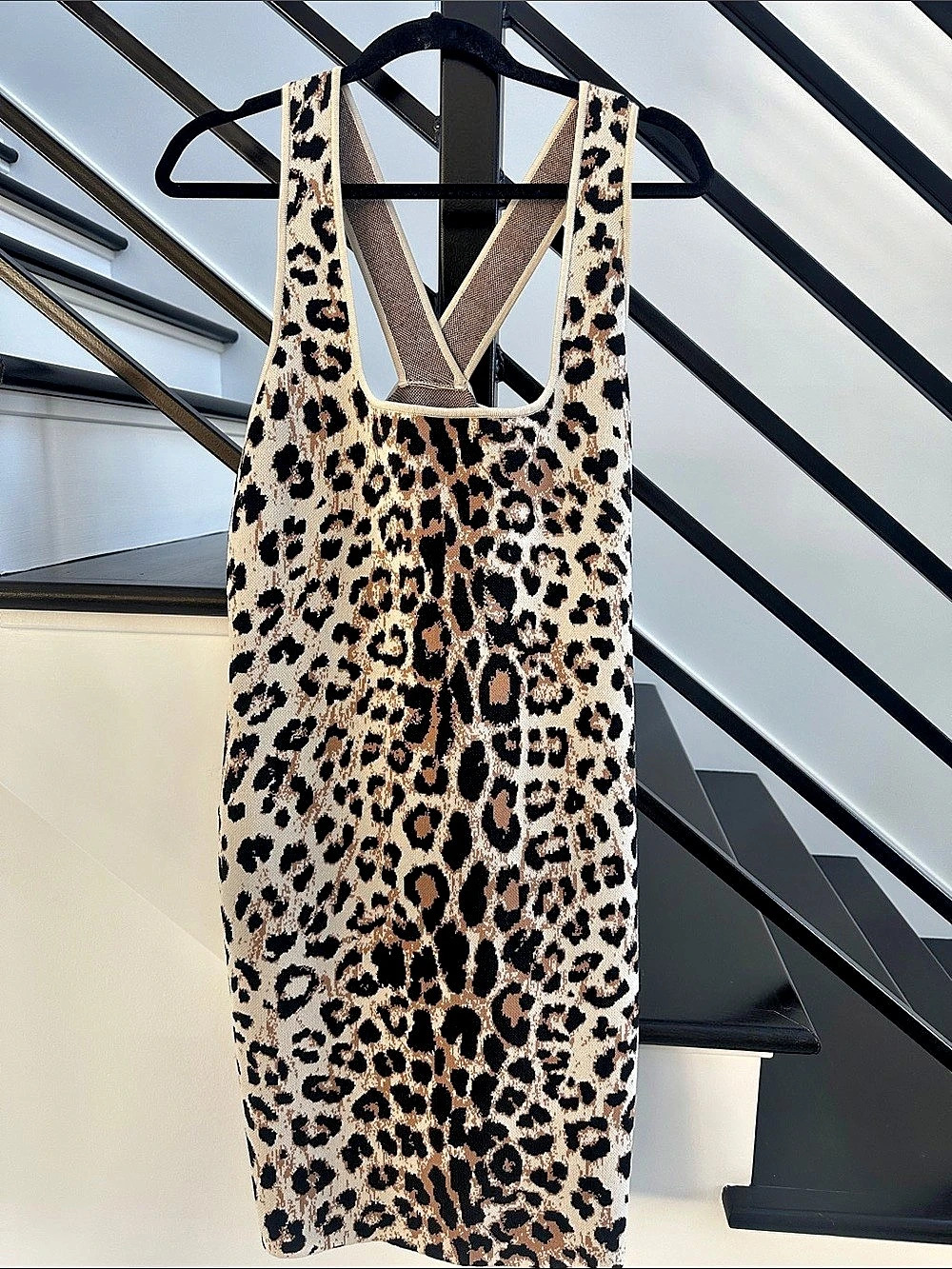 Express Leopard Print Dress Size Large NWT